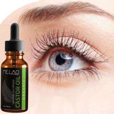 Eyebrow Eyelash Enhancer Liquid Nourishing Growth Faster with Brush Castor Seed Eyelash Hair Growth Essential Oil